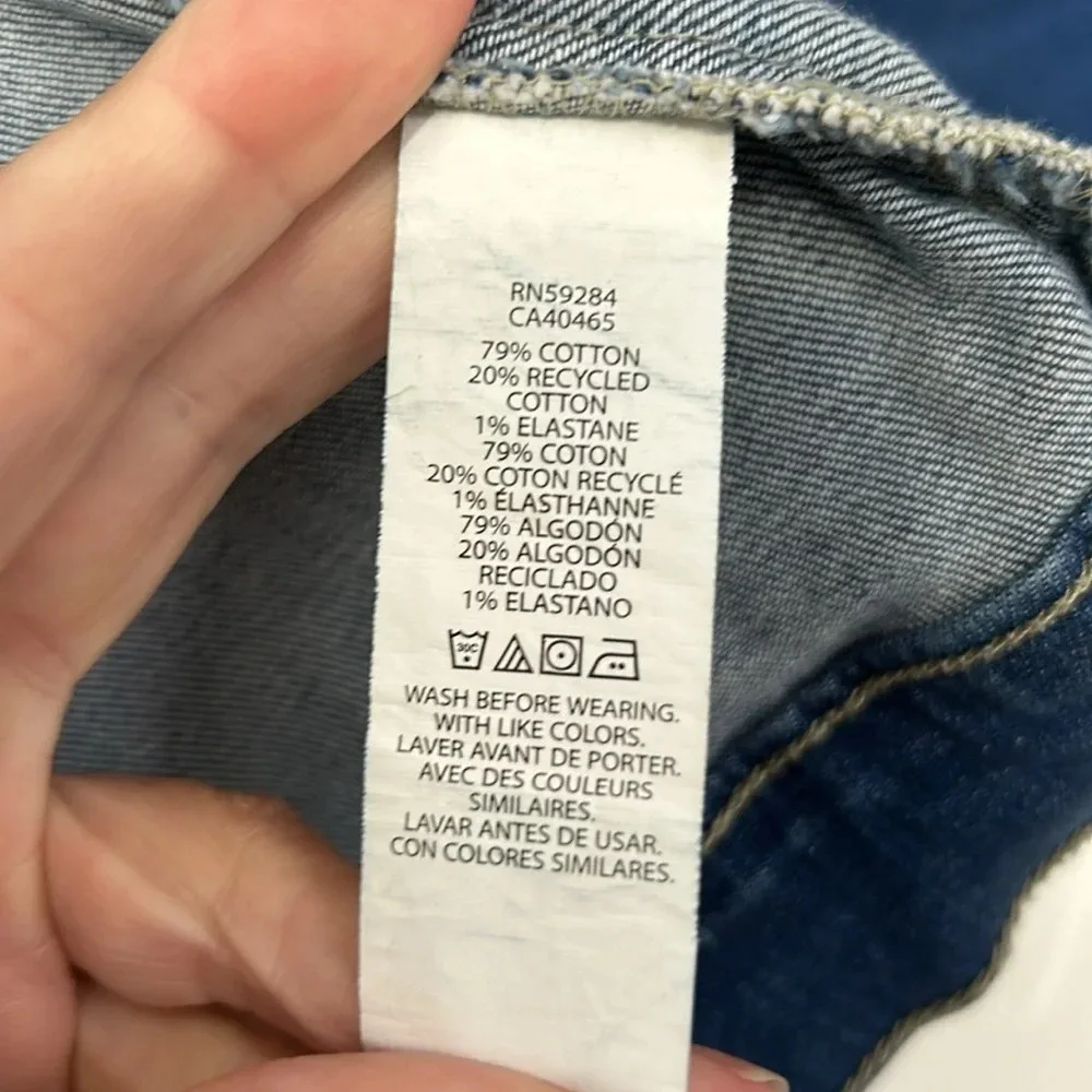 Children’s place Jean jacket size 14 blue denim